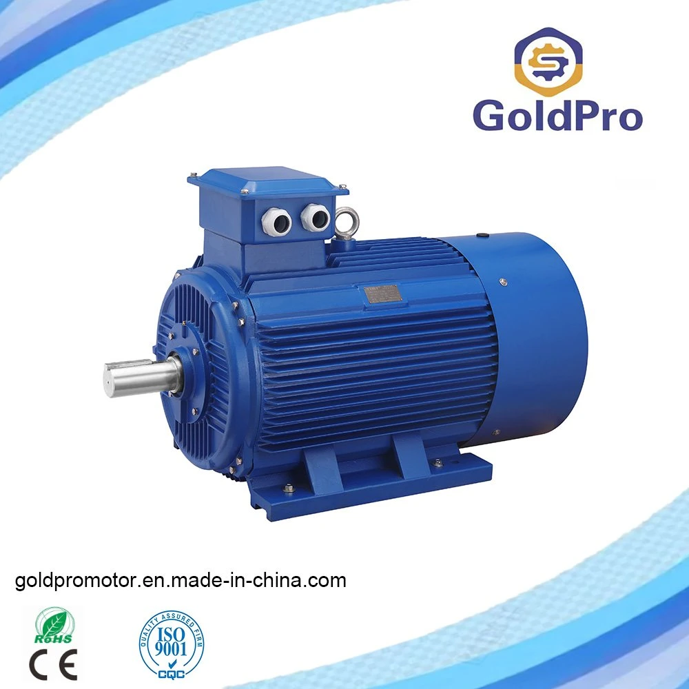 0.35kw-300kw 2-8pole High Power Hot Selling Cast Iron Body Y2 Ye2 Ie2 Y Ye3 Ie3 Series Asynchronous Three Single Phase Induction AC Electrical Electric Motor