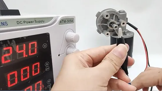 차고문용 저속 DC 전자 기어 모터